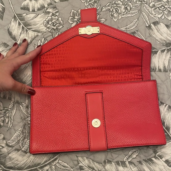 Hot Pink Kate Spade Clutch - Picture 3 of 4